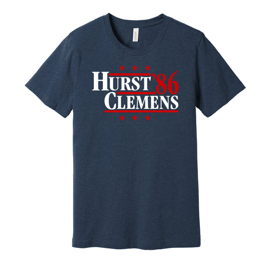 hurst clemens 1986 boston red sox retro throwback navy shirt