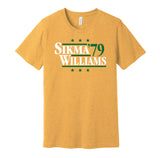 sikma williams 1979 sonics retro throwback gold tshirt