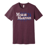 makar mackinnon for president 2024 colorado avalanche red shirt