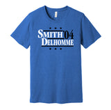 smith delhomme panthers retro throwback royal blue tshirt