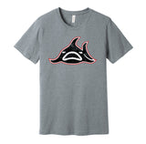 los angeles sharks wha retro throwback hockey grey shirt