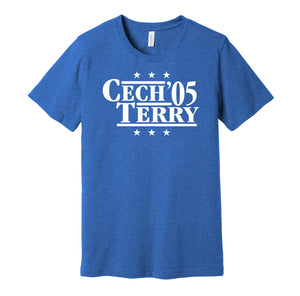 petr cech john terry 2005 chelsea fc pensioners blue shirt