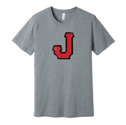 jacksonville red caps jax negro league baseball grey shirt