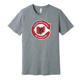 cleveland barons logo retro throwback grey shirt