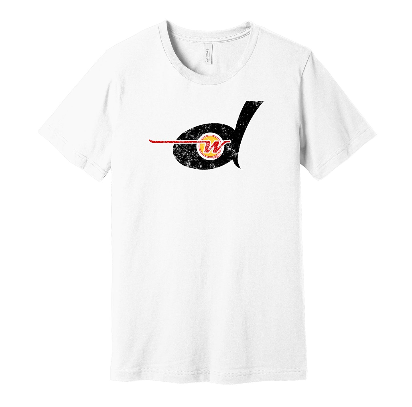 detroit wheels football wfl retro throwback white shirt