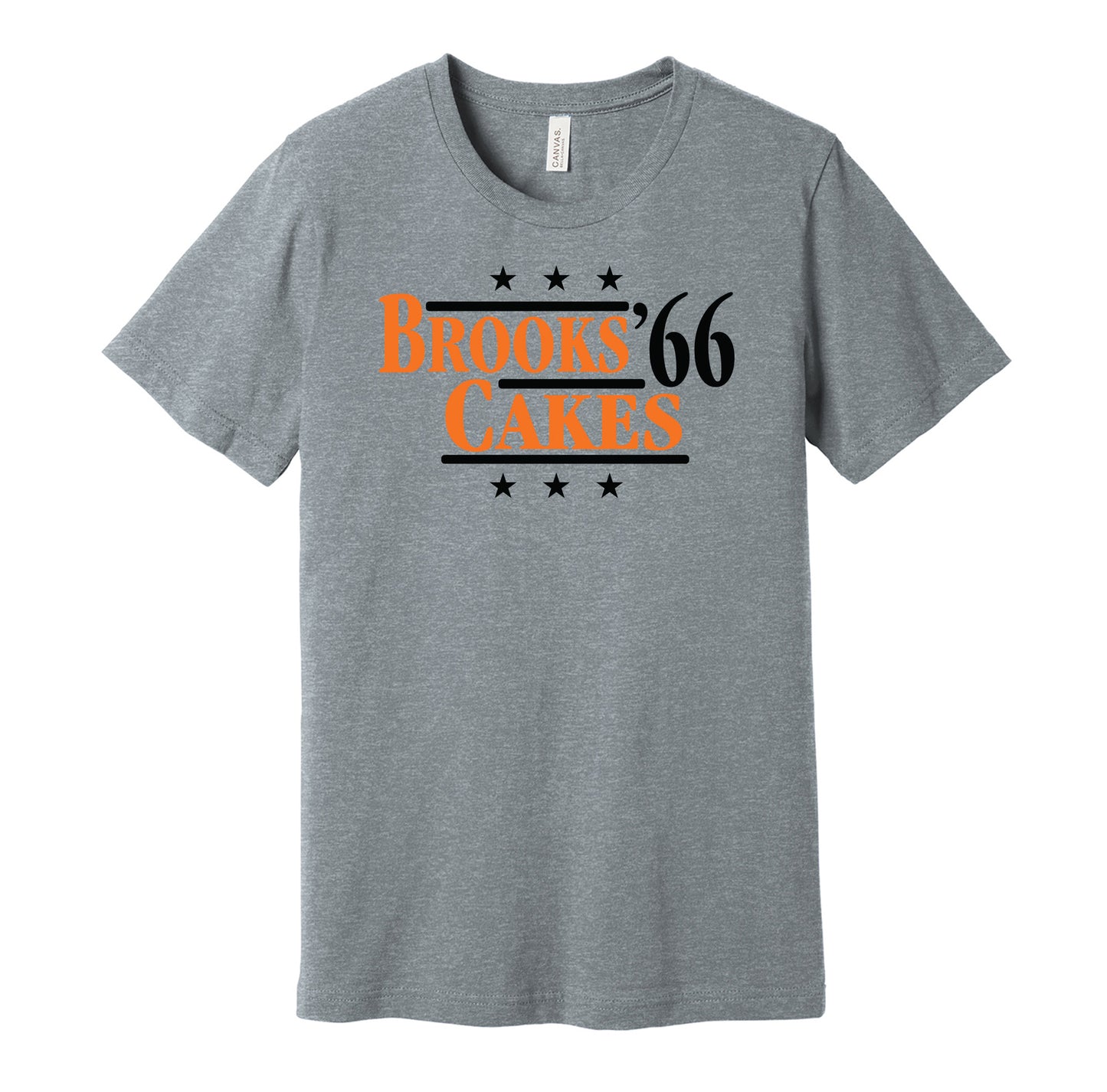 brooks cakes jim palmer orioles 1966 retro throwback grey shirt