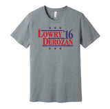 kyle lowry derozan 2016 toronto raptors grey shirt