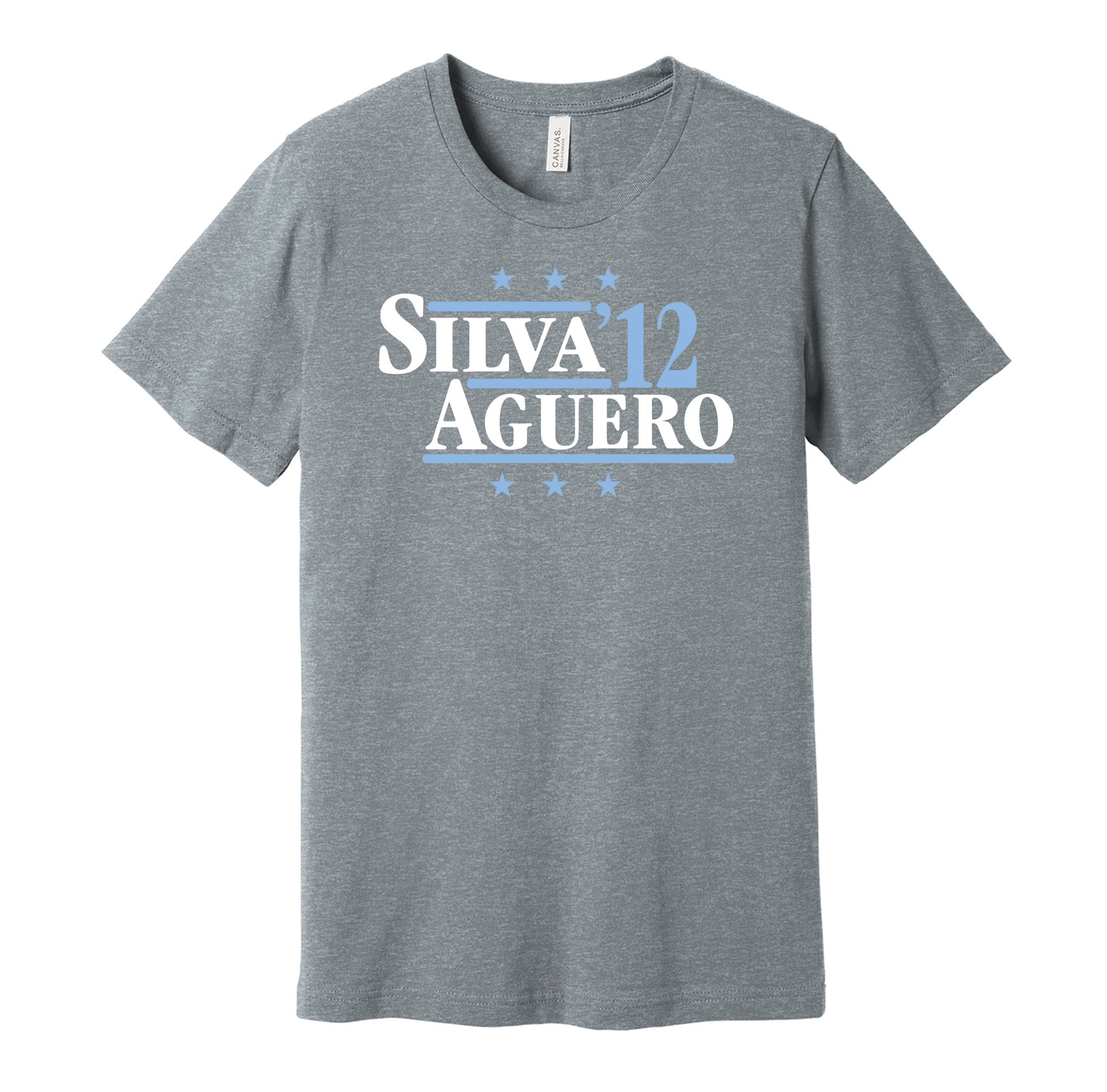 david silva aguero 2012 man manchester city championship grey shirt