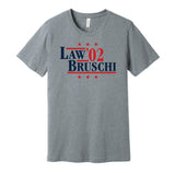 law bruschi 2002 patriots retro throwback grey tshirt