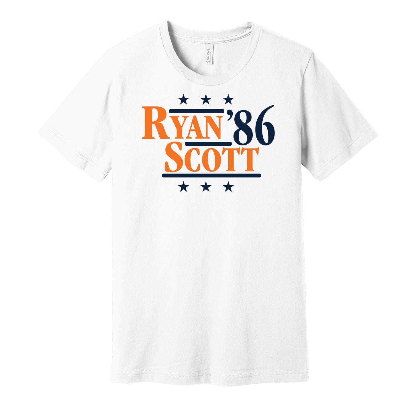 nolan ryan mike scott for president houston astros retro white shirt