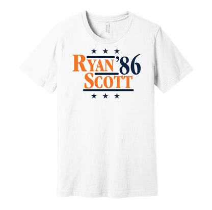 nolan ryan mike scott for president houston astros retro white shirt