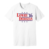 Lowry & DeRozan '16 - Toronto Legends Political Campaign Parody T-Shirt - Hyper Than Hype Shirts