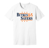 butkus sayers 1965 bears retro throwback white tshirt