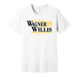 wagner willis 1909 pirates retro throwback white tshirt