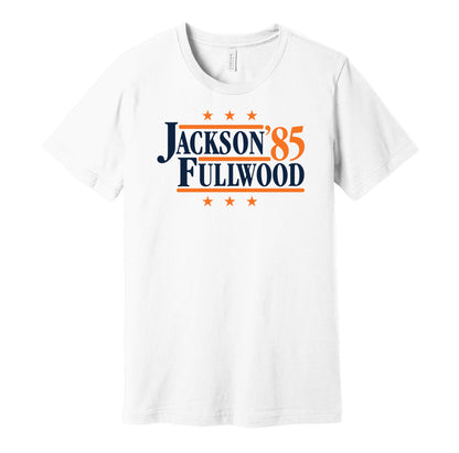 bo jackson fullwood 1985 heisman auburn tigers white shirt