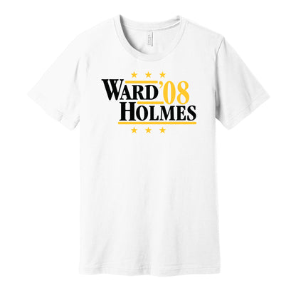 ward holmes 2008 steelers retro throwback white tshirt