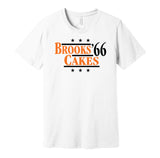 brooks cakes jim palmer orioles 1966 retro throwback white shirt