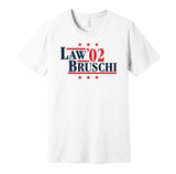 law bruschi 2002 patriots retro throwback white tshirt