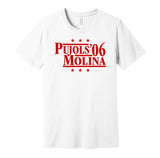 pujols molina 2006 cardinals retro throwback white shirt