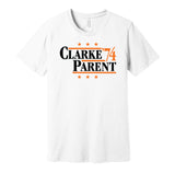 clarke parent 1974 flyers retro throwback white tshirt