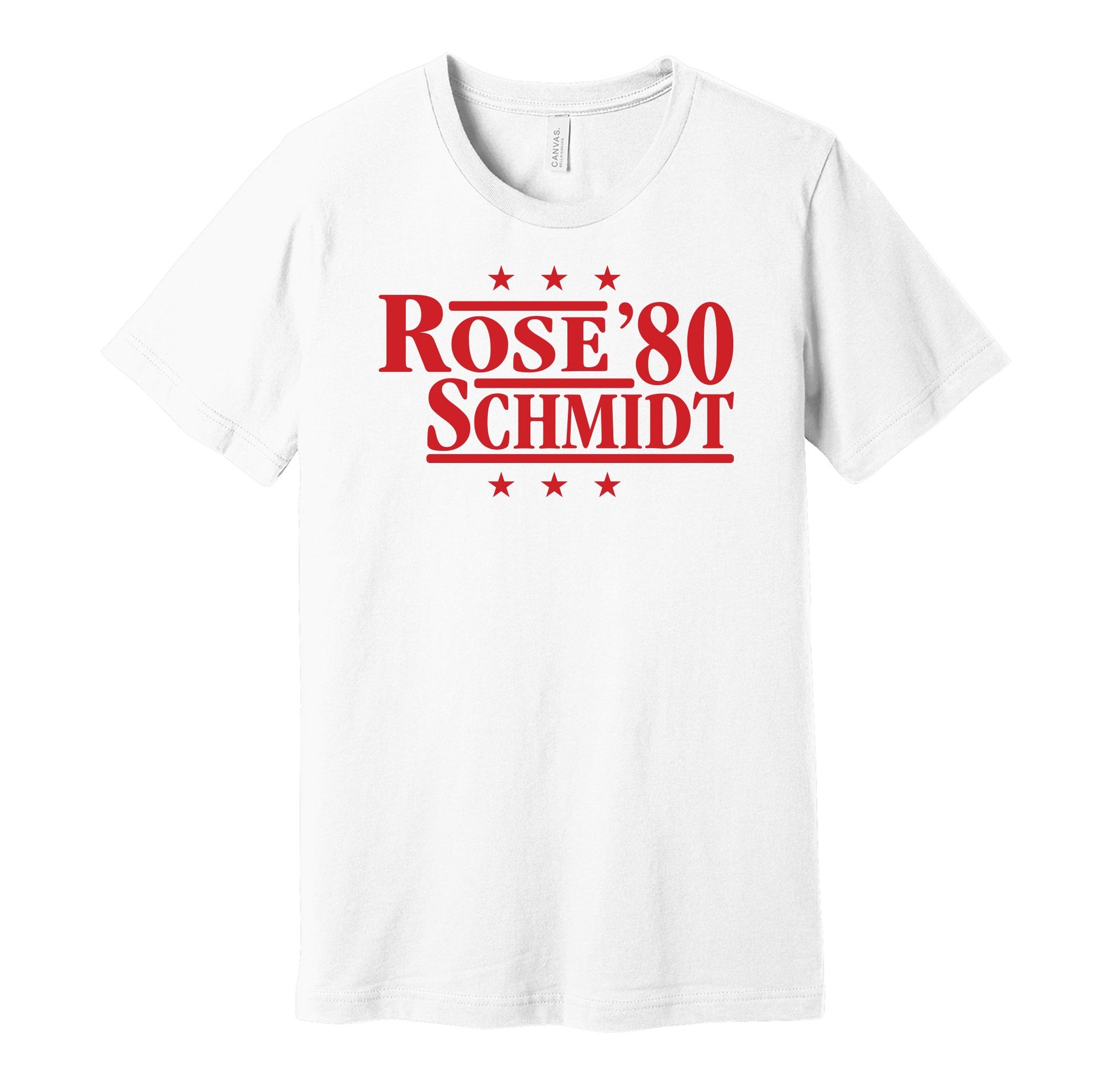 pete rose mike schmidt phillies retro throwback white tshirt