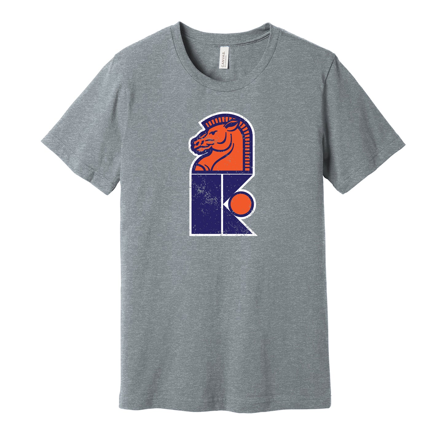 new jersey knights wha retro throwback grey shirt