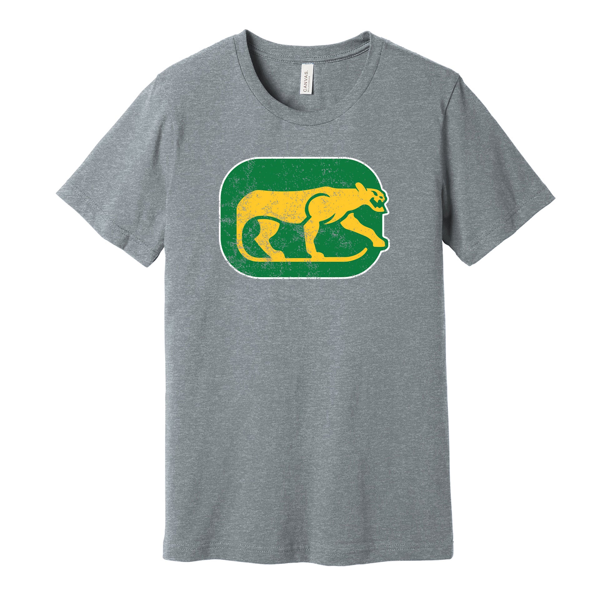 chicago cougars WHA retro throwback grey shirt