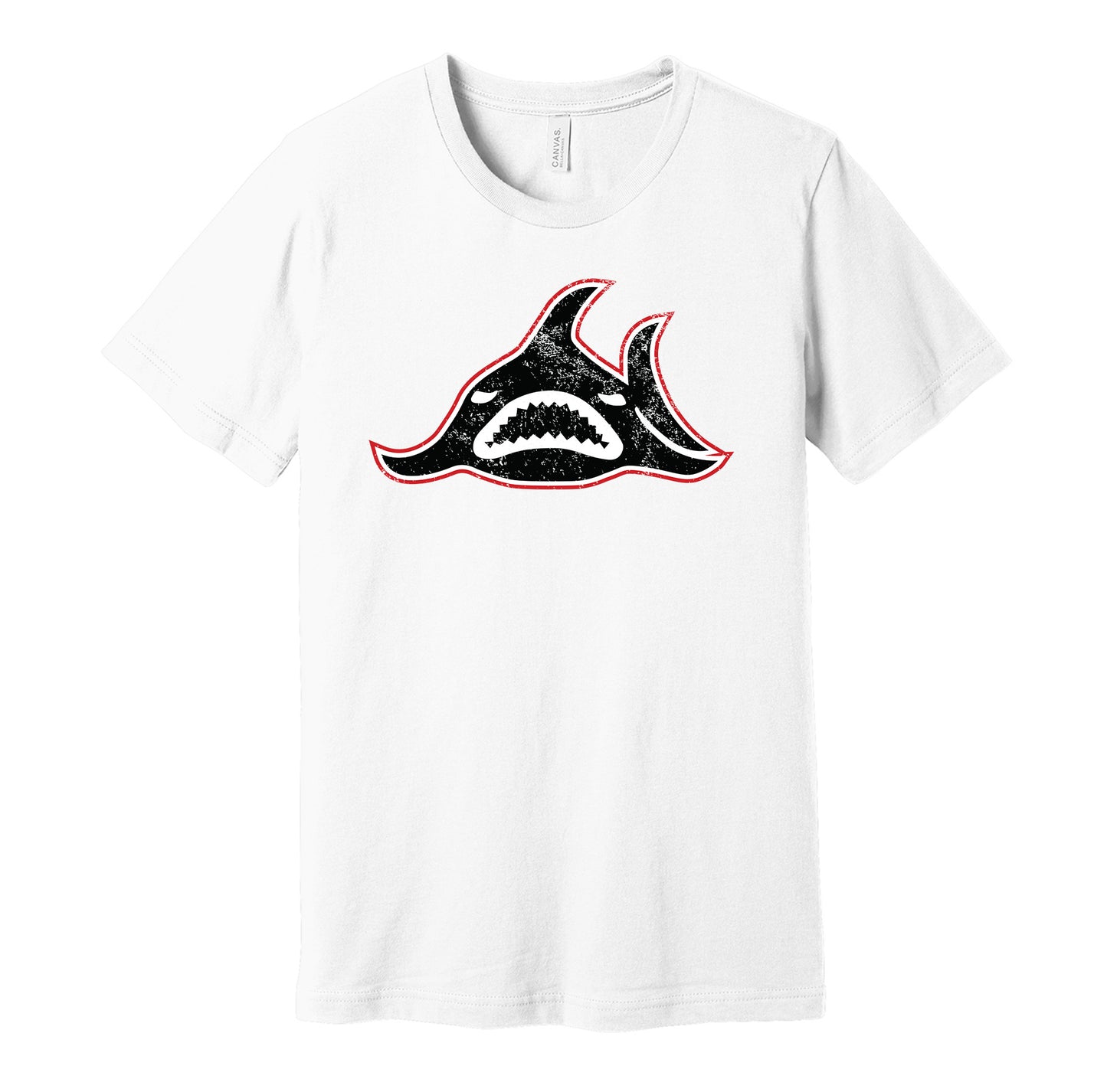 los angeles sharks wha retro throwback hockey white shirt
