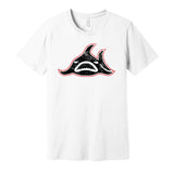 los angeles sharks wha retro throwback hockey white shirt