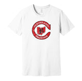 cleveland barons logo retro throwback white shirt
