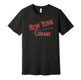new york cubans retro vintage throwback negro league black shirt