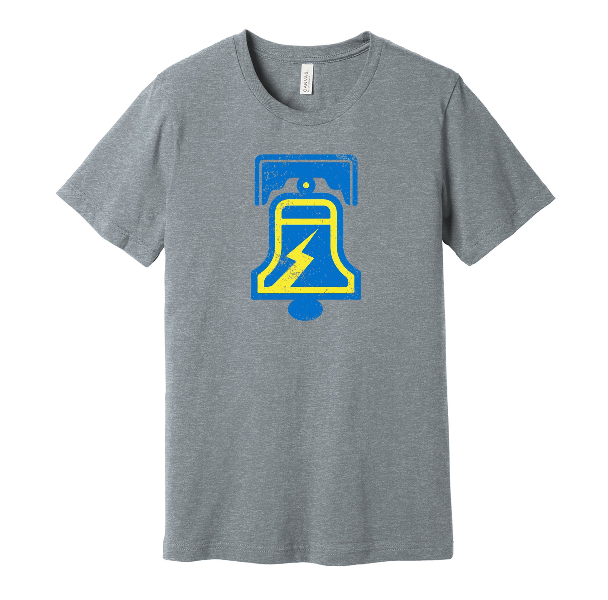 philadelphia bell football wfl retro throwback grey shirt