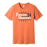 justin fields mooney for president 2024 chicago bears orange shirt