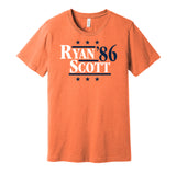 nolan ryan mike scott for president houston astros retro orange shirt
