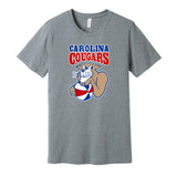 carolina cougars aba retro throwback grey shirt