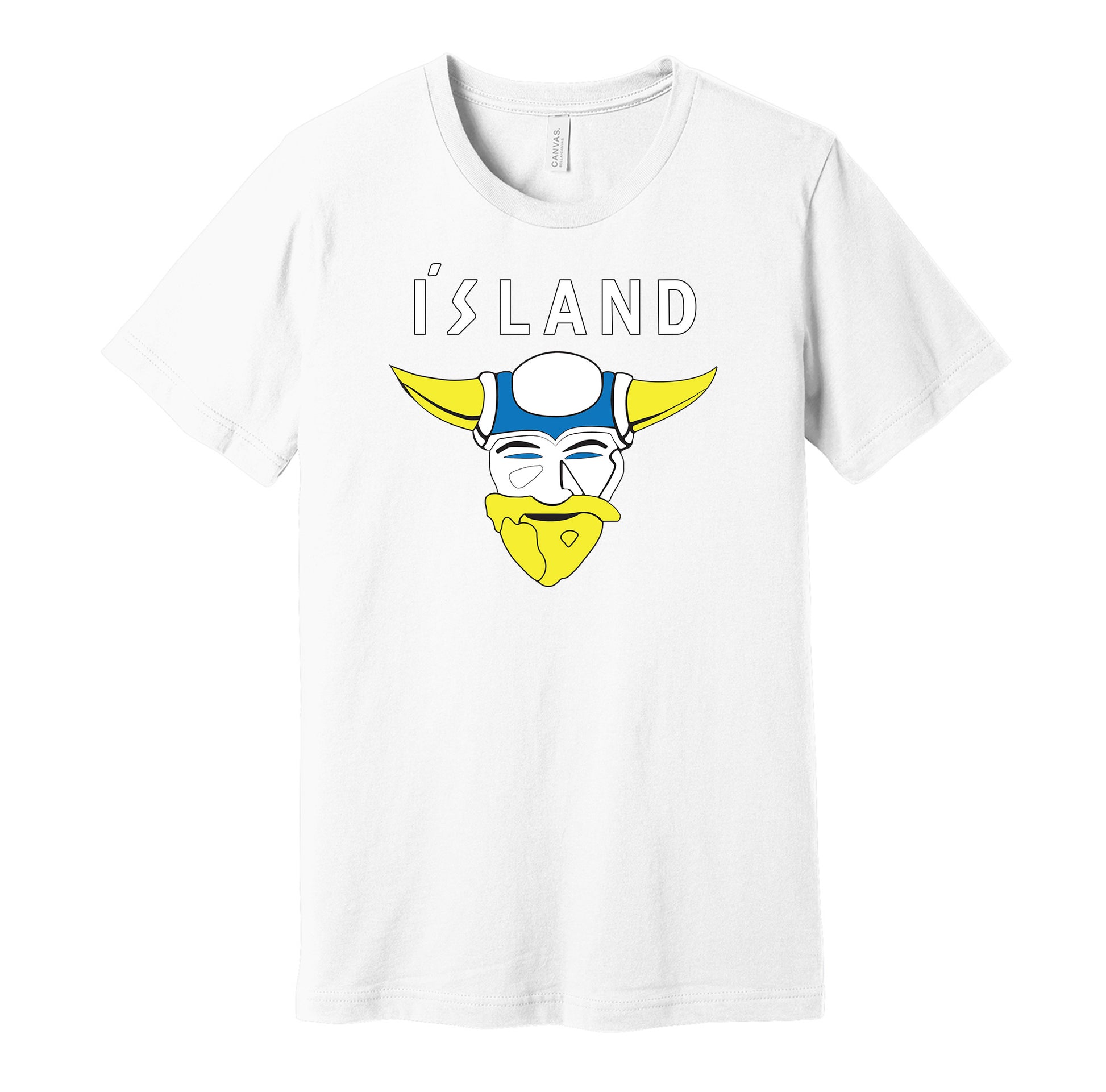team iceland d2 mighty ducks retro throwback white shirt