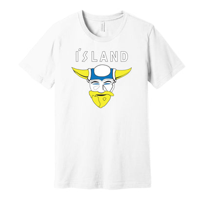 team iceland d2 mighty ducks retro throwback white shirt