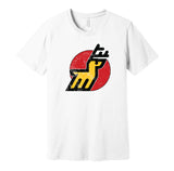 michigan stags wha hockey retro throwback white shirt