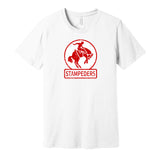 calgary stampeders hockey whl retro throwback white shirt