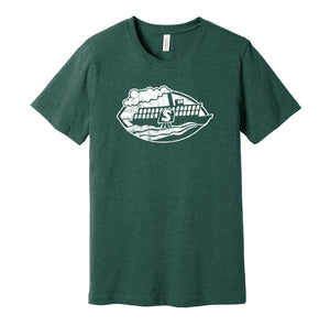 shreveport steamer football wfl retro throwback green shirt