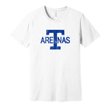 toronto arenas distressed logo retro throwback white shirt