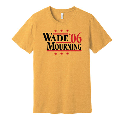 Wade & Mourning '06 - Miami Heat Retro Campaign Shirt