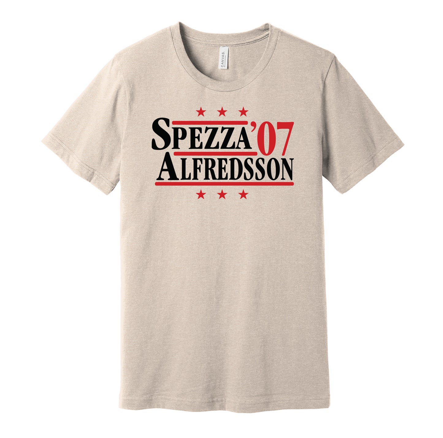 spezza alfredsson 2007 senators retro throwback old gold tshirt