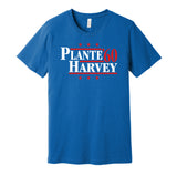 plante harvey habs retro throwback blue tshirt