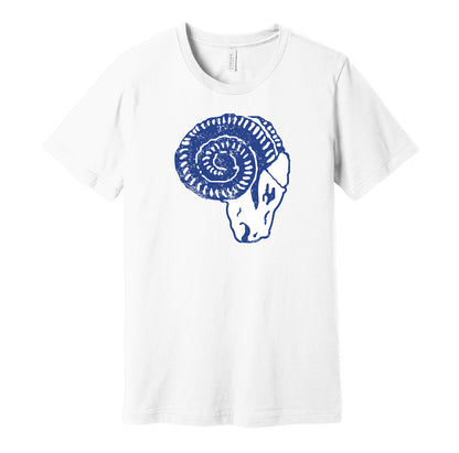 cleveland rams 1930s retro throwback white shirt