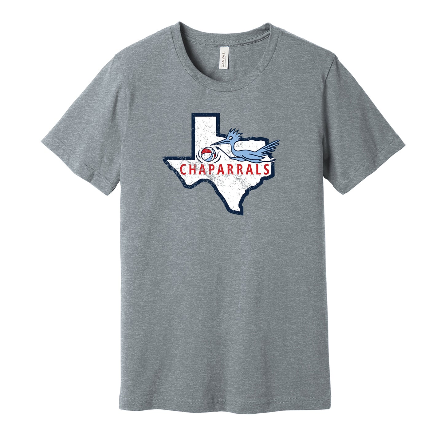 dallas chaparrals chaps spurs aba retro throwback grey shirt
