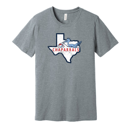 dallas chaparrals chaps spurs aba retro throwback grey shirt