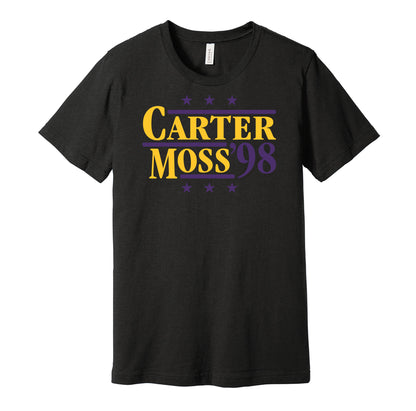 carter moss 1998 minnesota vikings retro black shirt