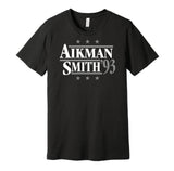 troy aikman emmitt smith cowboys fan retro black shirt