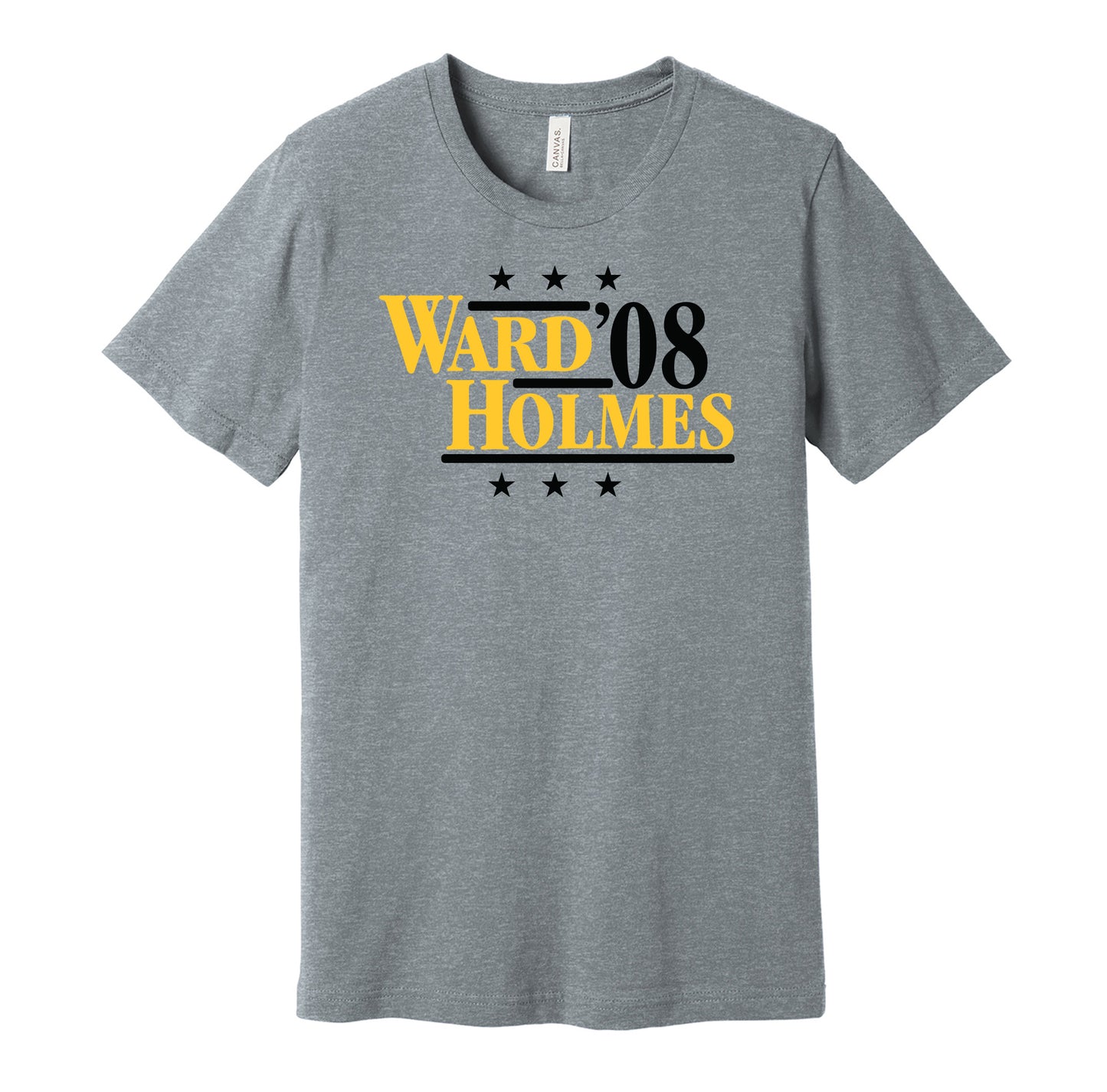 ward holmes 2008 steelers retro throwback grey tshirt